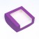 Confectionery packaging with a window, lilac, 18 x 18 x 7 cm