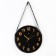 Watch Wall Interior "Classics", discrete move, dial d-27 cm, leather, aa