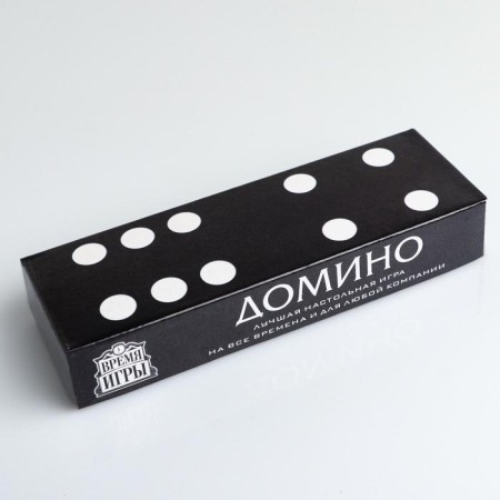Domino "Game time", 14.7 x 5 x 2.7 cm, knuckles 3.7 x 1.9 cm-3