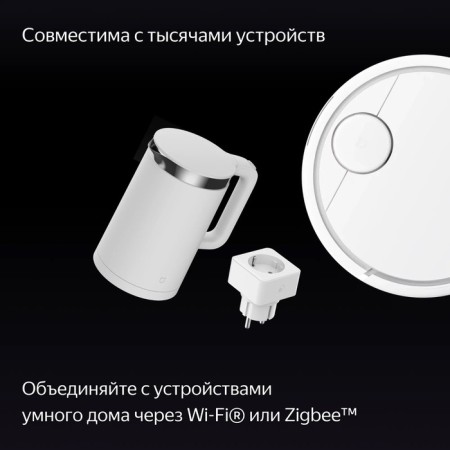 Smart column "Yandex Station Duo Max", Voice Assistant Alice, 60W, with a display, red-11