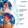 Hat of swimming adult Onlytop Swim, fabric, girth 54-60 cm