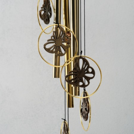Wind Music Metal "Butterflies" 4 tubes 70 cm-2