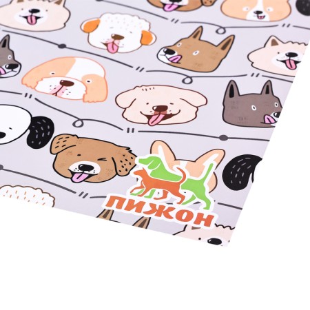 Rug for a bowl "Pigger" 43 x 28 cm "Dogs"-3