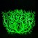 The plant is artificial aquarium, luminous, 15 cm, green