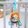 Suspension - rattle "puppy maf", teething, blue color, on a crib, stroller, crumb I