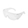 Protective scrap glasses, transparent, open type, shockproof material