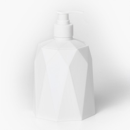 Prisming soap dispenser, 330 ml, white color