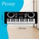 Musical toy "Piano: Pianist", 37 keys, sound effects, works from batteries