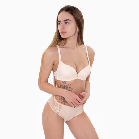 Women's bra, milk color, size 80V-1