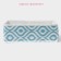 Organizer for storing linen “Laguna”, 4 cells, 29 × 29 × 10 cm, turquoise color