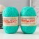 Knitting yarn "Deluxe" 100% polypropylene 140m/50g set 2 pcs - green