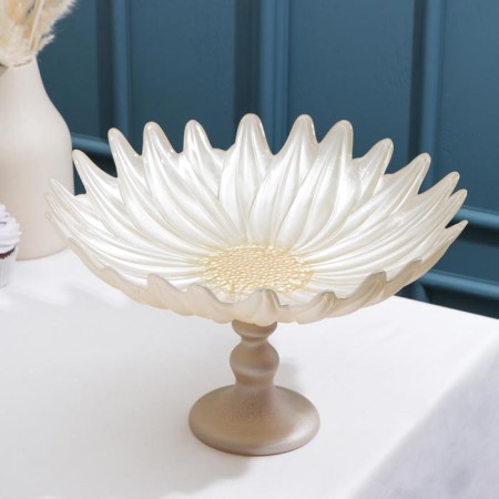 Serving dish on the leg "Chamomile", D = 30 cm