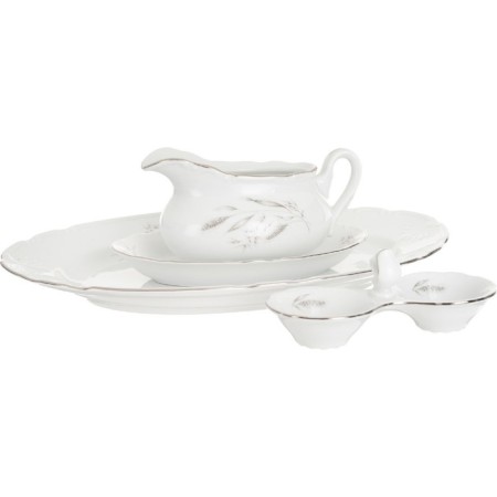 Dining Service 6/25 Constance, decor "Silver ears, platinum laying", 25 items-1