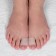 Backet for thumbs, silicone, 3 × 3 × 1.5 cm, steam, white color