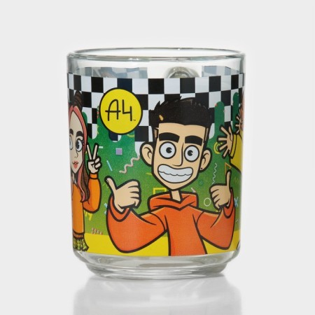Glass mug "Vlad A4. Vlad and Company ", 230 ml-1