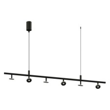 The body of the lamp suspended rotary for nozzles D60 Ambrella Light, Diy Spot, C9006, 6xgu5.3, color black sand