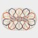 Openwork napkin for the table "Flower", 45 × 30 cm, white color