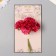 Flowers for decorating "Pion Garden Bordeaux" 1 bouquet = 6 colors 10 cm