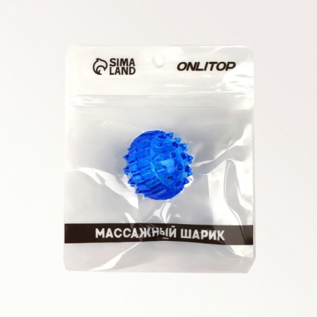 Hands and legs massage, d = 3.5 cm, 2 rings, blue color-6