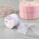 Kapron “wave” ribbon, with sparkles, 50 mm, 9 ± 1 m, white color