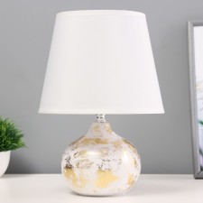 Pattio table lamp E14 40W white gold 20x20x29cm