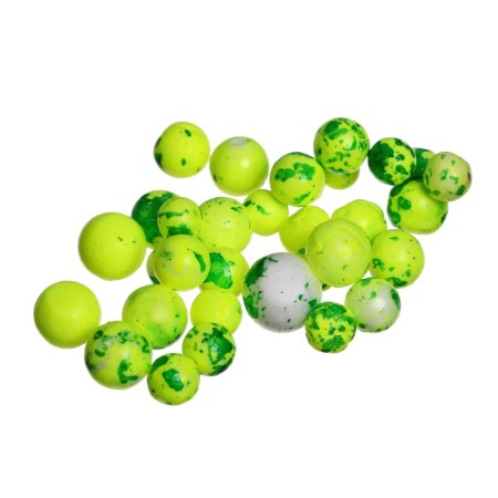 Foam balls, anise, yellow-green-1