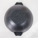 Kazan "Granite Star", 4 l, glass cover, cast handles, anti -stick coating, black color