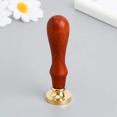Printing for wax with a wooden handle "Sea Horse" 9x2.5x2.5 cm-2