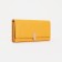 Women's wallet on magnet, yellow color