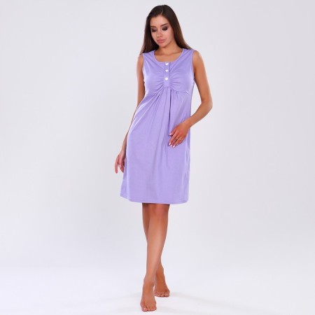 Night shirt for nursing, lilac, size 48