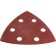 The triangle grinding bison 35583-100, perforated, P100, 93 x 93 x 93 mm, 5 pcs.