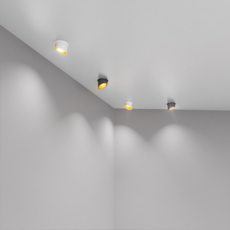 Building lamp 7005, 50 watts, MR16, color gold, black, d = 60mm-1
