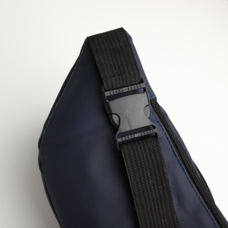 Lightning waist bag, 3 outer pockets, blue color-4