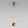 Suspended accent Elektrostandard, Giro LED 7 W, 80x80 mm, IP20, bronze color