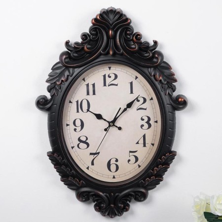 Wall clock, series: interior, "classic", 43 x 61 cm,
