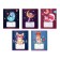 Notebook of 18 sheets in the cage "Cute animals", covered covered paper, VD-LK, Block No. 2 (gray sheets), mix