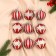 Set of balls plastic D-5 cm, 9 pcs "Olympia Assorted" silver-red