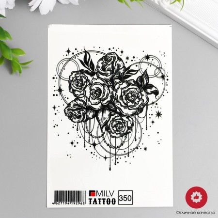 Tattoo "Rose" 10x15 cm