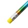 Black pencil with the eraser "Hologram" Calligrata, Firmness NV, MIX