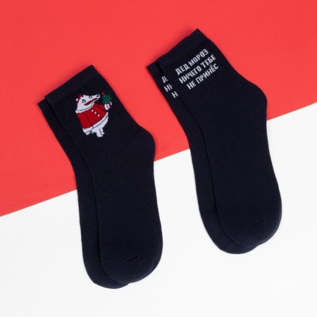 The set of New Year's male socks KAFTAN "brought nothing" p. 41-44-1