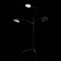 The floor lamp ST LUCE. SL305.405.03. SPRUZZO. 3x60 watts, E27, 155x155x205 cm, black color