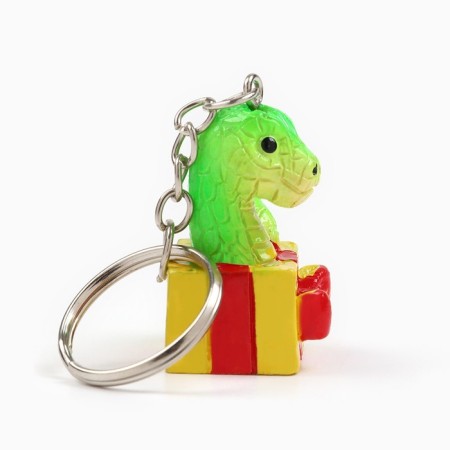 New Year's keychain for keys, voluminous "New Year: New Year Mix" New Year: 5 pcs-11