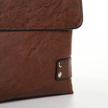 Male bag, brown color-2
