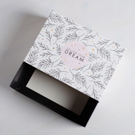 Gift folding box, packaging, Follow Your Dream, 25 x 18 x 10 cm-3