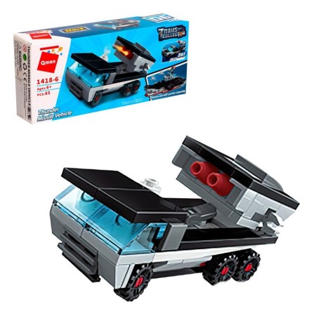 Designer Military zone "Combat transport. Rocket Machine "Thunder", 85 parts