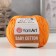 Yarn "Baby Cotton" 50% acrylic 50% cotton 165m/50g (425 orange)