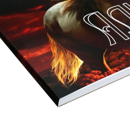 Album for drawing A4, 60 sheets on the gluing "Russian Field", covered cardboard, hard substrate, offset 100G/m2 unit-3
