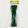 Wire with pile for crafts and decor set of 50 pcs., Size 1 pc. 30 × 0.6 cm, emerald color