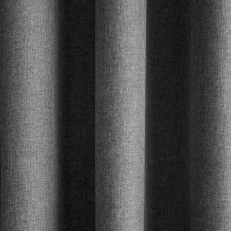 Set of curtains "Merlin", size 2x145x270 cm, dark gray color-1