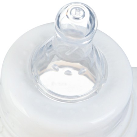 A bottle for feeding, a classic throat, fitted, with handles, 150 ml., From 0 months., White color-7
